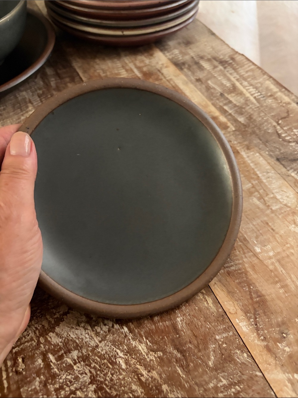 East Fork Cake Plate in Black Mountain